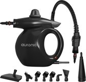 Auronic Handheld Steam Cleaner - Nettoyage - Multifonctionnel - 1000W - Zwart - Incl. sac de rangement