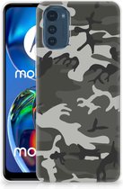 Hoesje Bumper Motorola Moto E32 GSM Hoesje Army Light