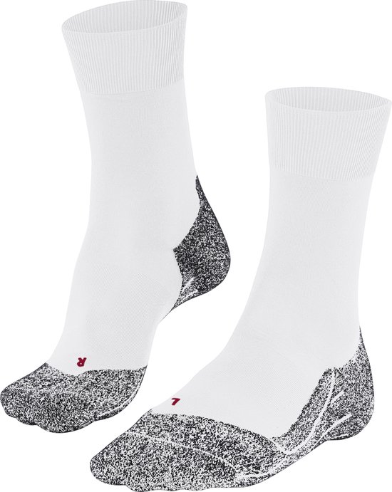 FALKE RU4 Light Performance Chaussettes de course Chaussettes Anti-Blister Matelassées Respirantes Séchage Rapide Wit Hommes Chaussettes de sport - Taille 44-45