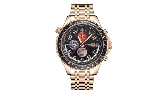 Gamages - Montre homme - Astronome - GA0033 Rose | bol