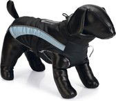 Beeztees Saby - Manteau pour chien - Couleur : Zwart/ Blauw - Longueur dos : 24 cm