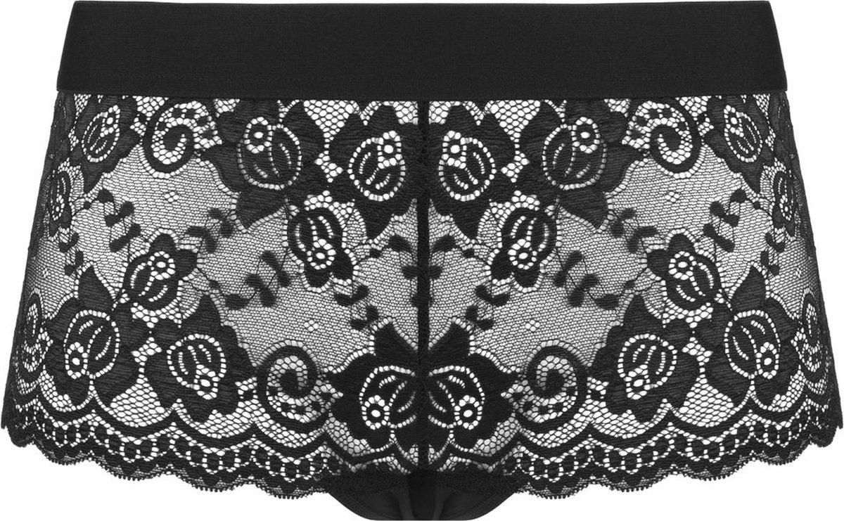 Underneath - Ella Kanten Short - Zwart