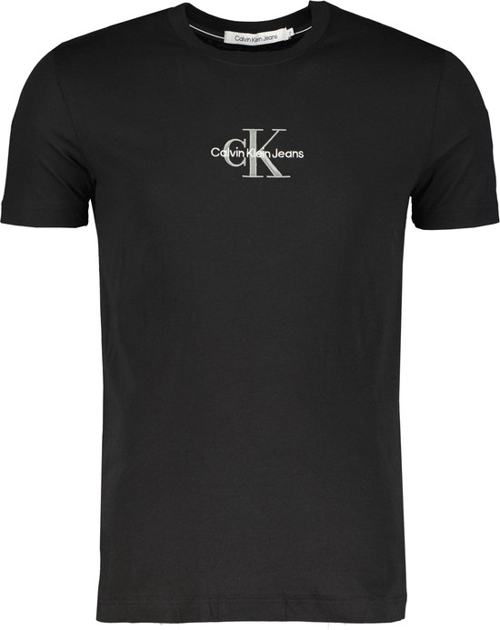Calvin Klein Tshirt Slim Fit Zwart XXL