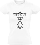 Mama's leven overhoop gooien Dames T-shirt - zwanger - zwangerschap - bekend maken - aankondiging - baby - shirt