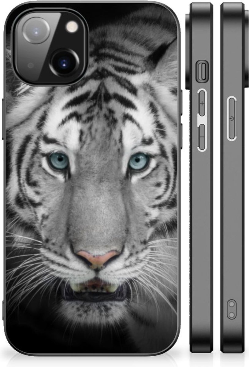 Apple iPhone 13/14 Dierenprint Telefoonhoesje Tijger