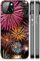 Smartphone Hoesje Geschikt voor iPhone 14 Smartphonehoesje met Zwarte rand Vuurwerk