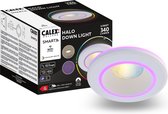 Calex Halo Smart Spot Encastré - Smart Éclairage Downlight - Lumière RVB et Wit Chaud - Wit