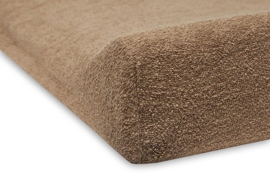 Jollein Aankleedkussenhoes Badstof 50x70cm - Biscuit - 2 Stuks — afbeelding 2