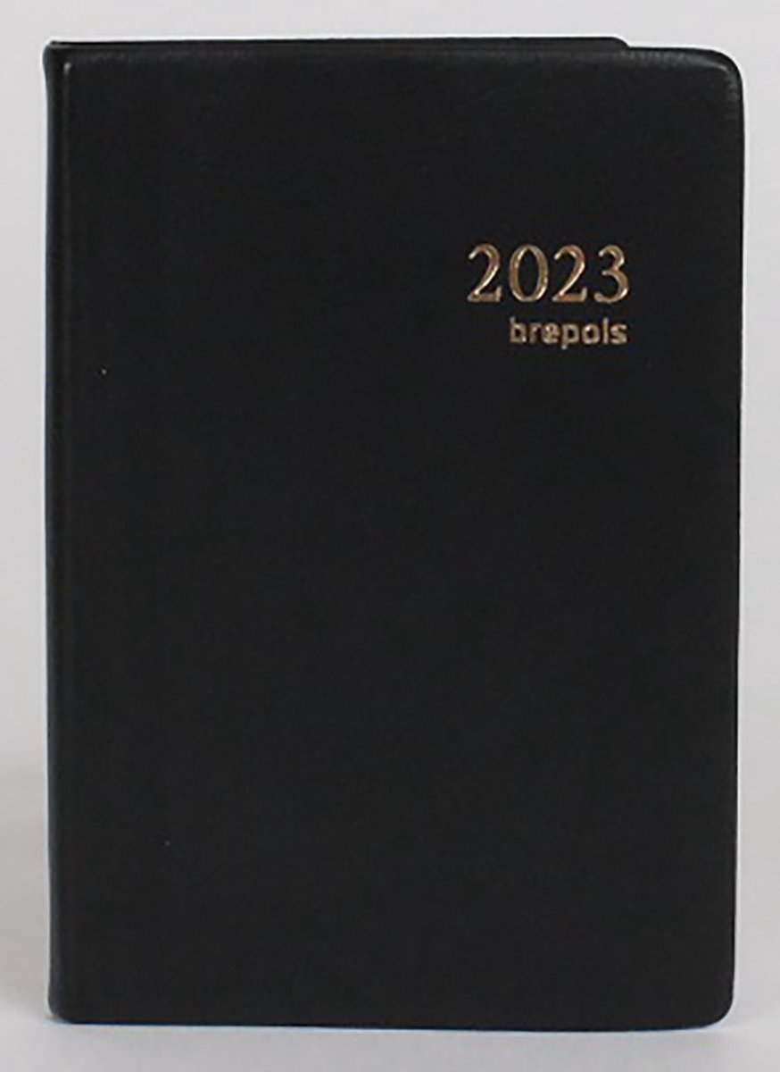 Brepols Agenda 2023 - SETA - Armada - 7,1 x 10,2 cm - klein formaat!! - Zwart