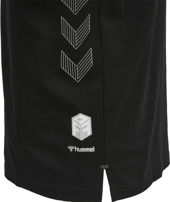 Hummel Move Grid Cotton T-Shirt - sportshirts - zwart - Unisex - hummel
