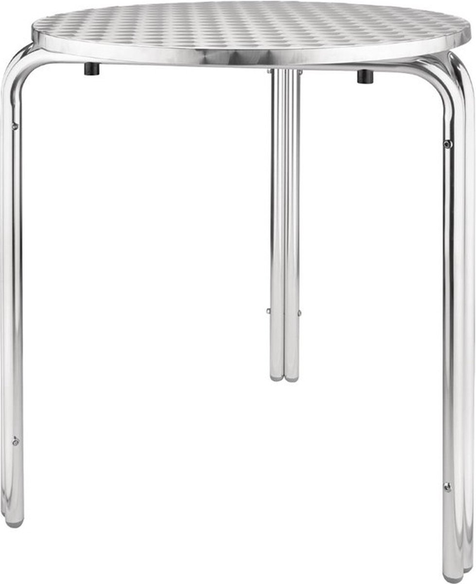 Bolero ronde stapelbare RVS tafel 60cm