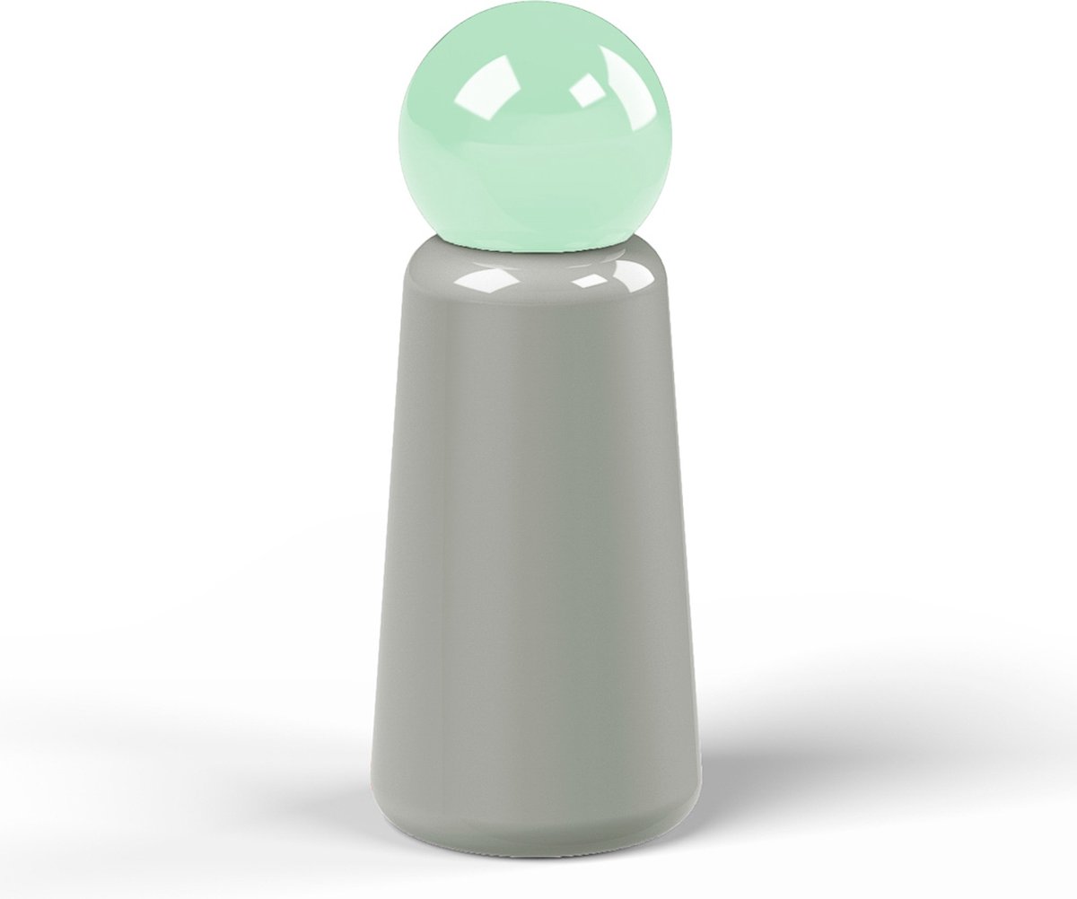 Lund Skittle London Bottle - dubbelwandig - 300 ml - grijs/groen