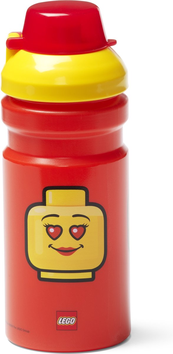 LEGO Drinkfles - Girl - 4056 (rood/geel)