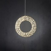 Couronne Luca Lighting avec Siècle des Lumières LED Witte Classique - Ø45 cm - Argent