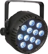 LED par Showtec Club Par 12/4 RGBW 12 x 8 W zwart