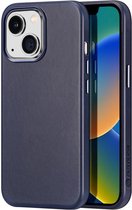 Dux Ducis - Naples Series - Hoesje geschikt voor Apple iPhone 14 Plus - Backcover met Magneet ring - Donker Blauw