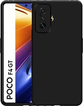 Xiaomi Poco F4 GT TPU Case hoesje - Just in Case - Effen Zwart - TPU (Zacht)