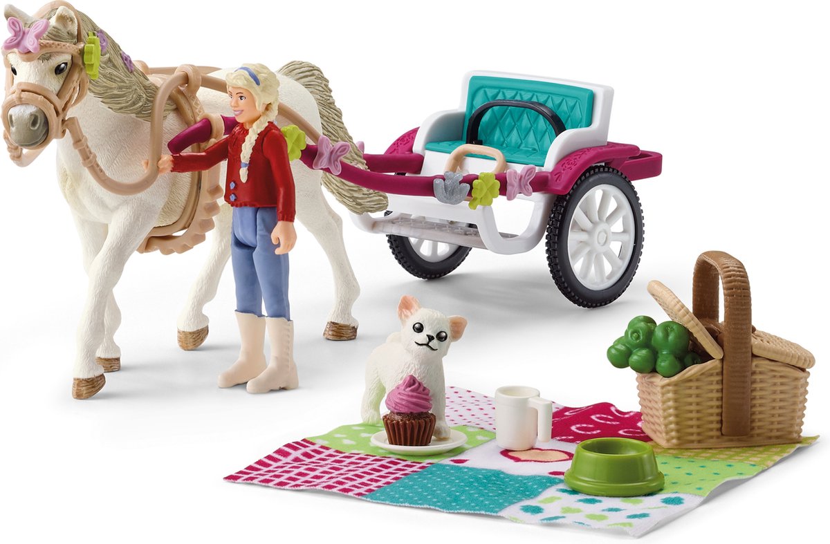schleich HORSE CLUB Speelfigurenset - Koets voor paardenshow - Kinderspeelgoed voor Jongens en Meisjes - 5 tot 12 jaar - 33 Onderdelen - 42467 — afbeelding 12
