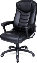 Bureaustoel - Stoel - Bureaustoel ergonomisch - 70 x 70 x 123 - Zwart
