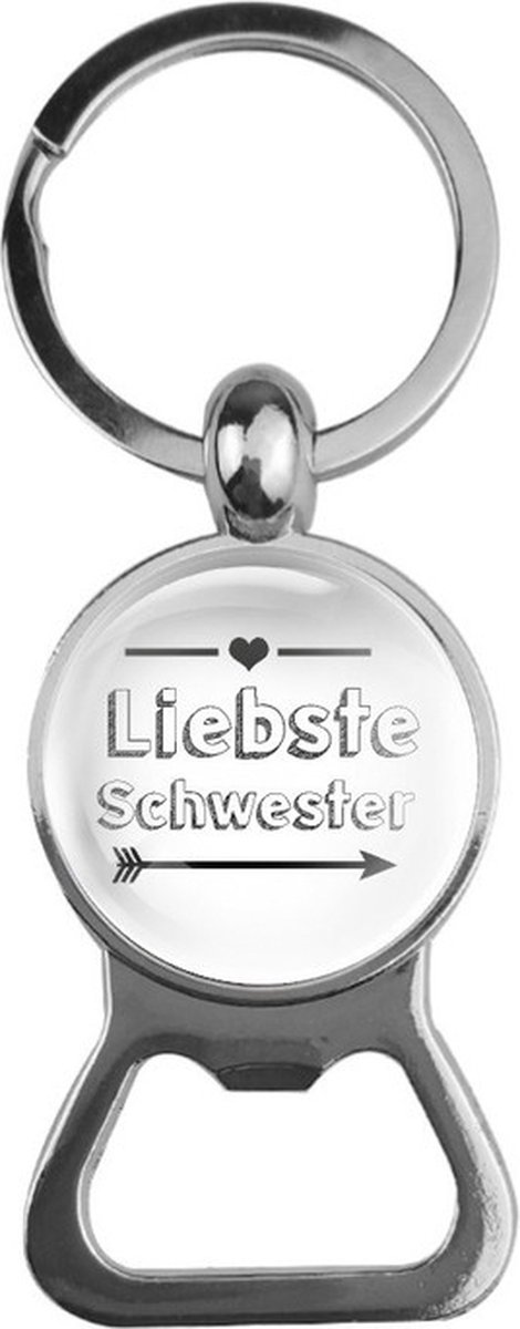 Bieropener Glas - Liebste Schwester