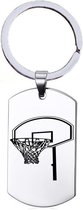 Sleutelhanger RVS - Basketbal