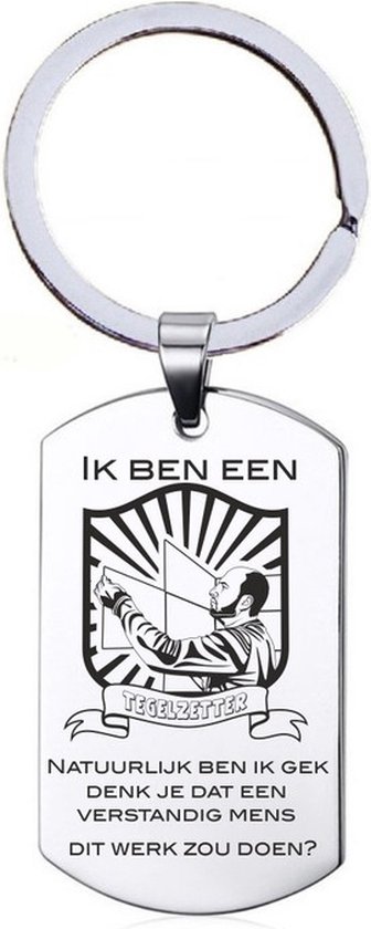 Sleutelhanger – 'vol voor gaan' – Derek Otte