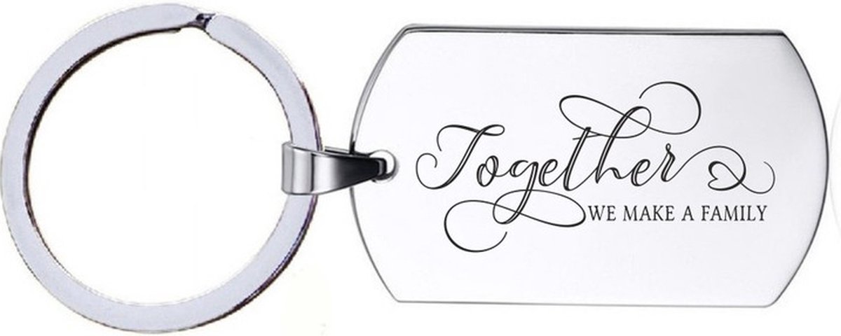 Sleutelhanger RVS - Together