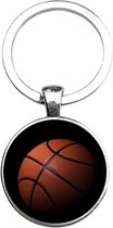 Sleutelhanger Glas - Basketbal