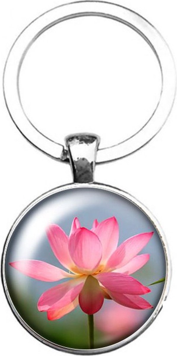 Sleutelhanger Glas - Bloem