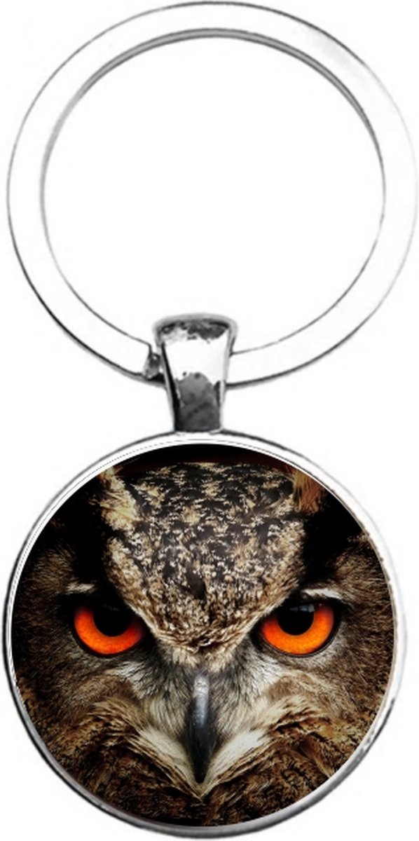 Sleutelhanger Glas - Uil
