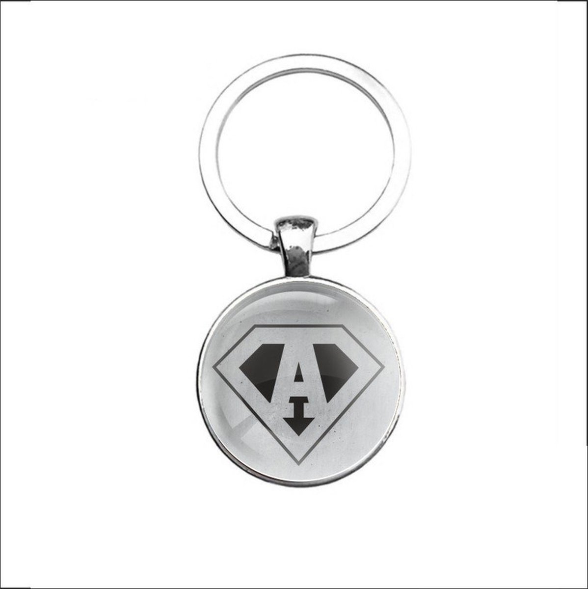 Sleutelhanger Glas - A
