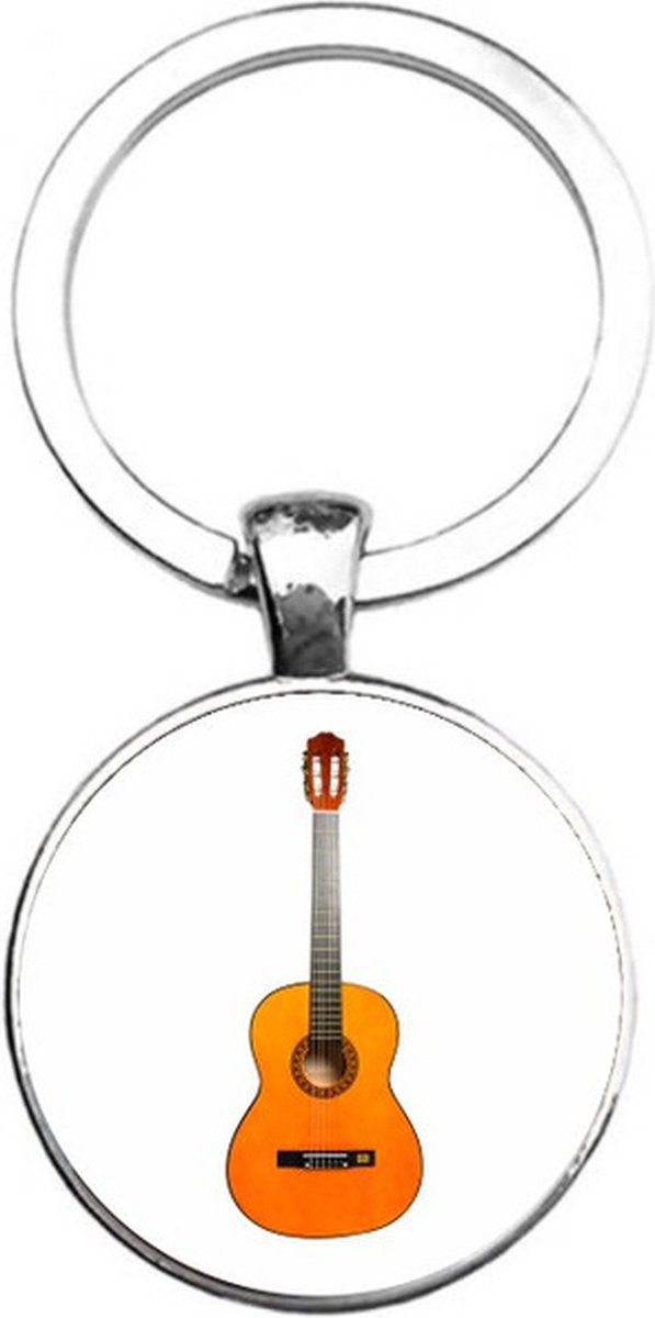 Sleutelhanger Glas - Gitaar
