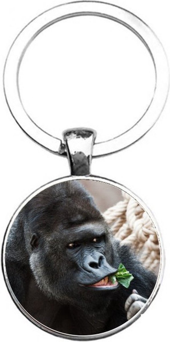 Sleutelhanger Glas - Gorilla