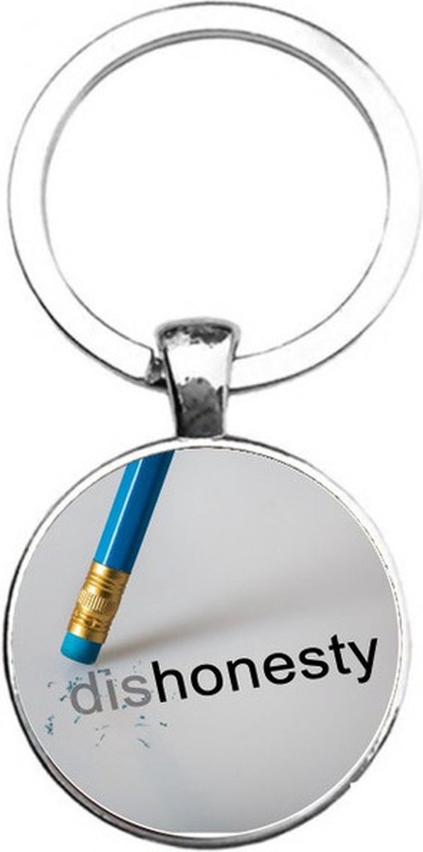 Sleutelhanger Glas - Dishonesty