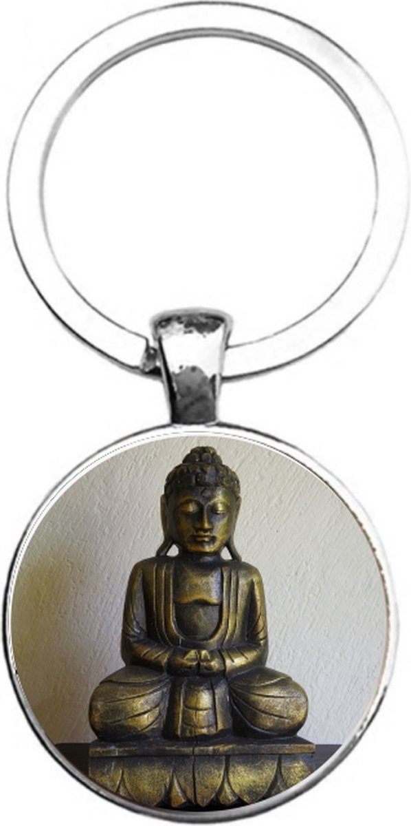 Sleutelhanger Glas - Buddha