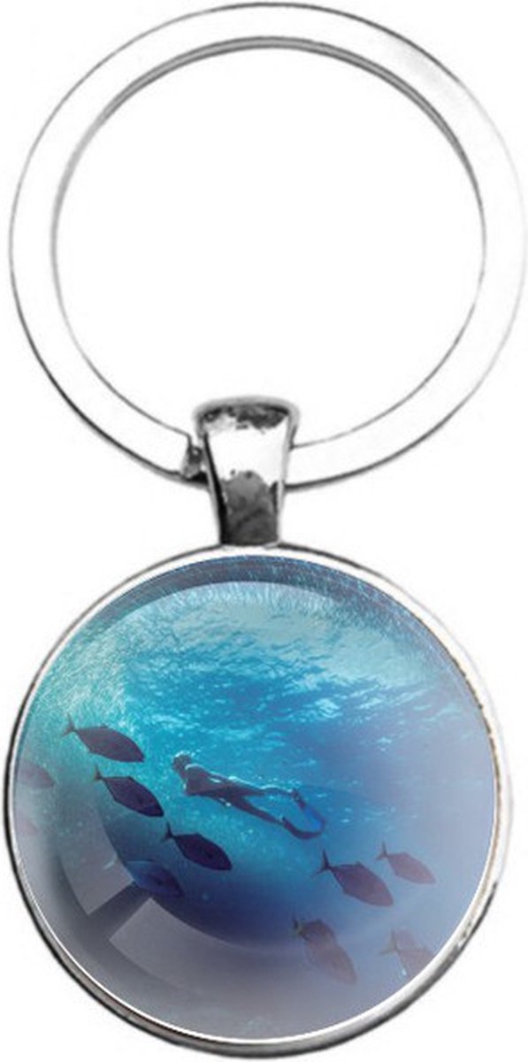 Sleutelhanger Glas - Vissen