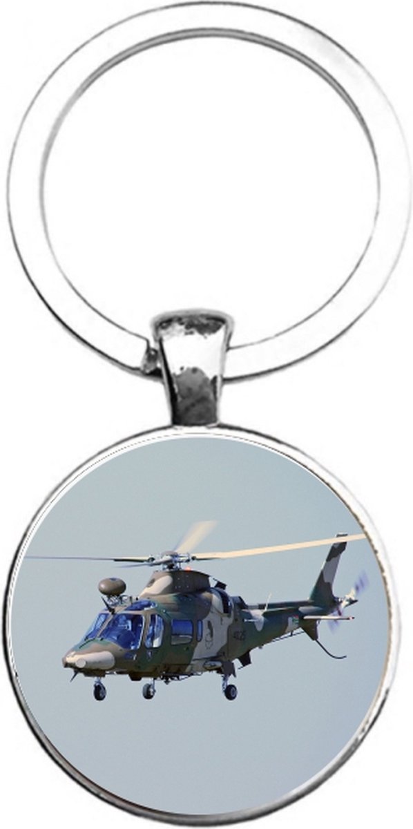 Sleutelhanger Glas - Helicopter