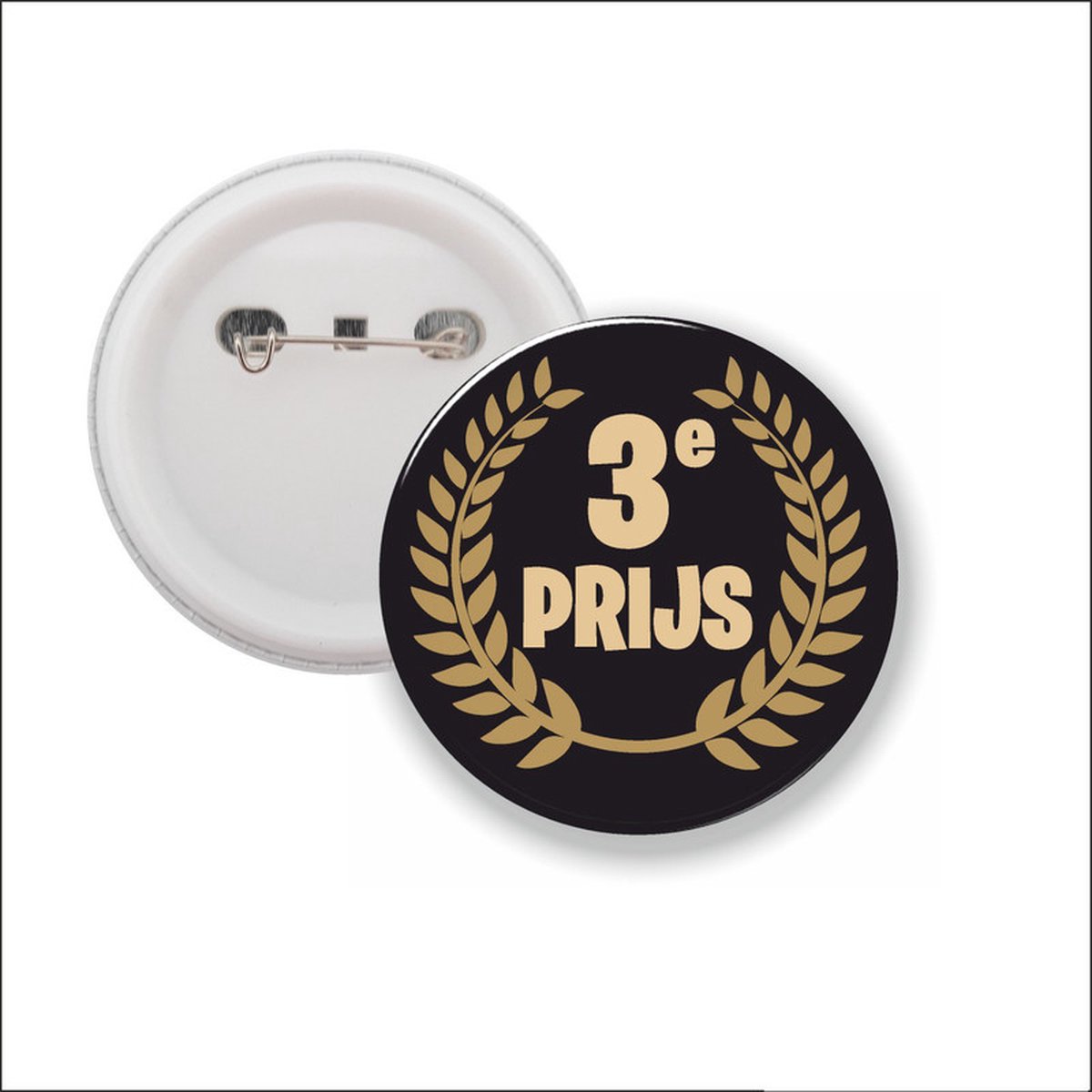 Button Met Speld 58 MM - 3e Prijs