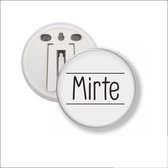 Button Met Clip 58 MM - Mirte