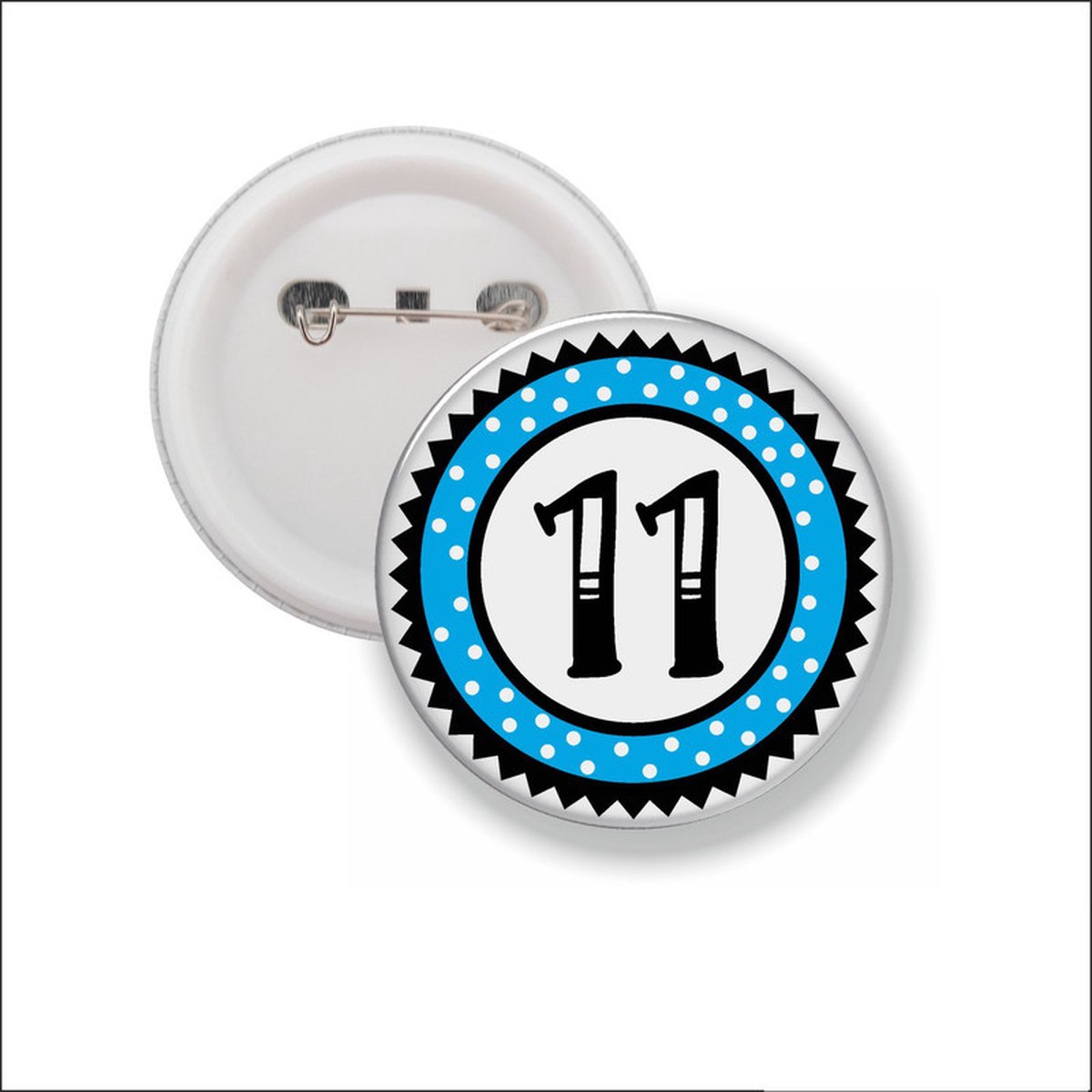 Button Met Speld 58 MM - 11