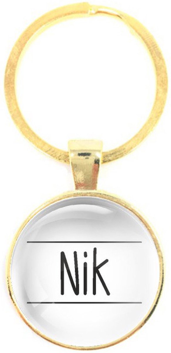 Sleutelhanger Glas - Nik