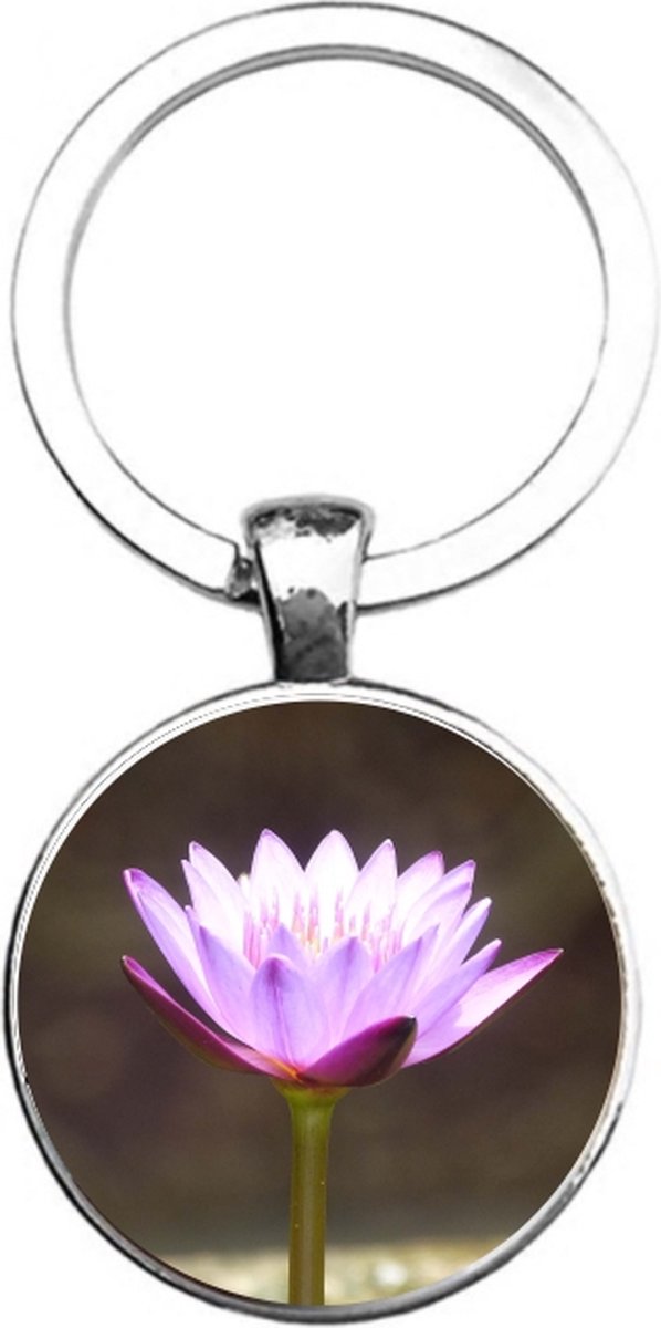Sleutelhanger Glas - Bloem