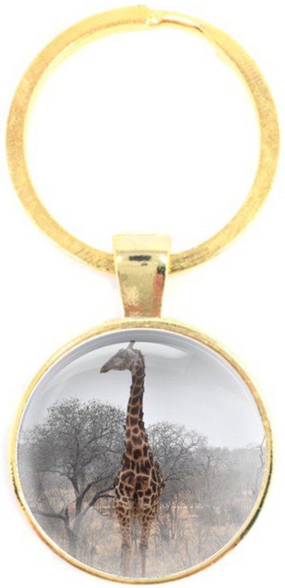 Sleutelhanger Glas - Giraffe