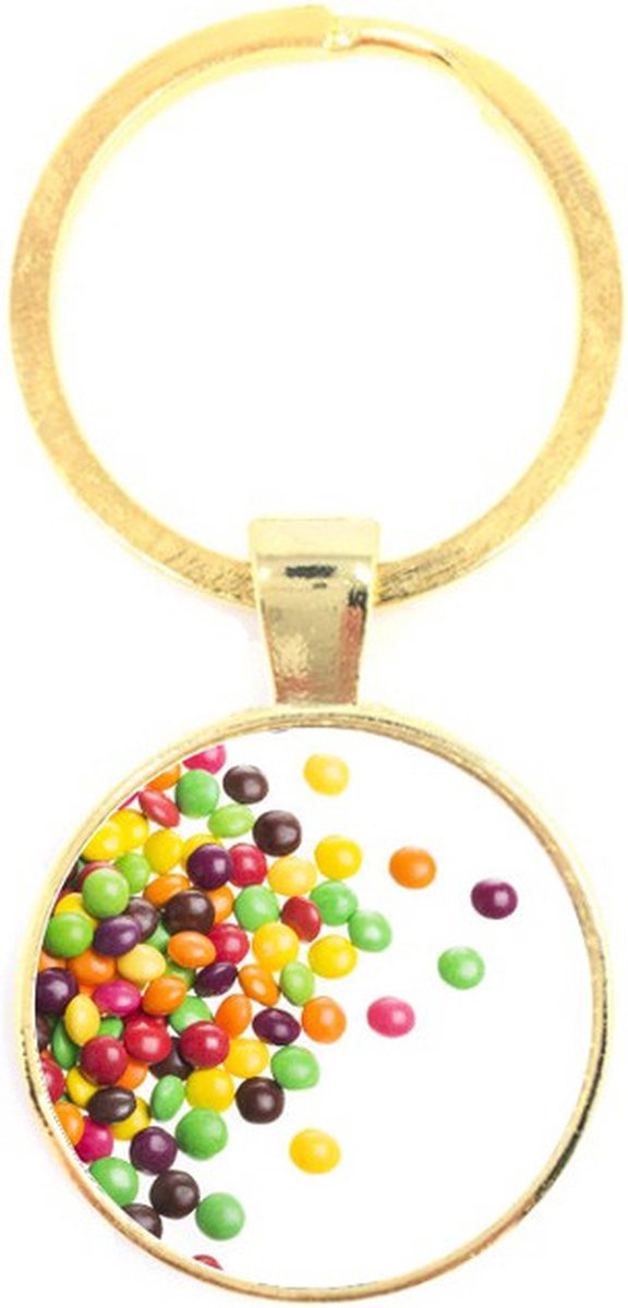 Sleutelhanger Glas - Snoep