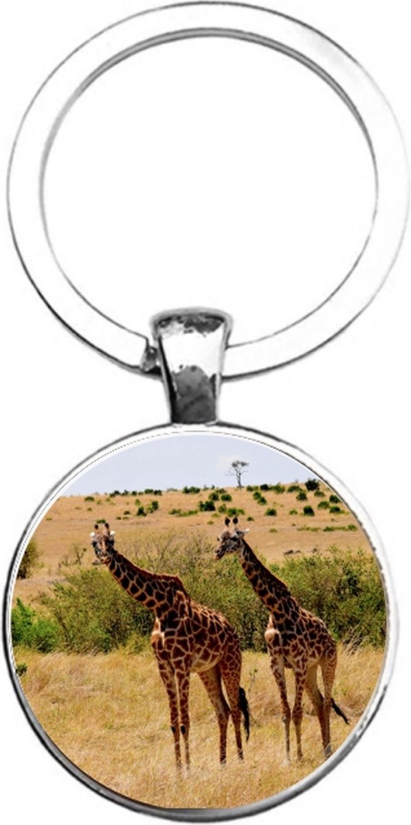 Sleutelhanger Glas - Giraffe