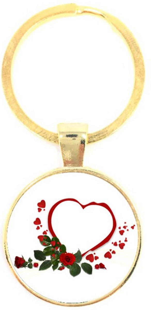 Sleutelhanger Glas - Liefde