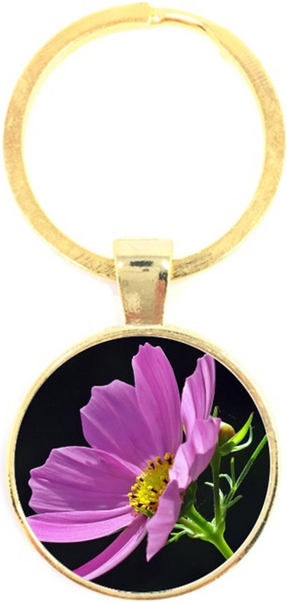 Sleutelhanger Glas - Bloem