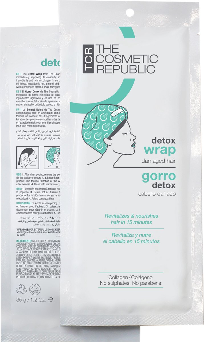 The Cosmetic Republic Detox Wrap Damaged Hair 35 G