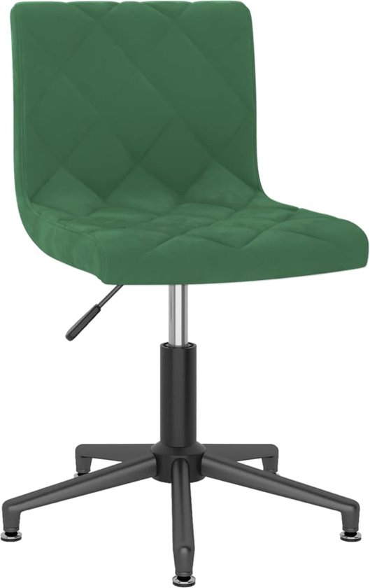Luxe fluwelen Executive bureaustoel met verstelbare hoogte en comfortabele pluizige bekleding (gebroken wit