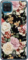 Casimoda® hoesje - Geschikt voor Samsung A12 - Bloemen flowerpower - Backcover - Siliconen/TPU - Multi
